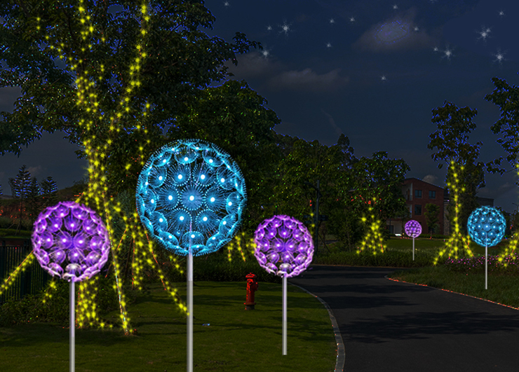 西安景觀亮化 智慧港智能科技引領(lǐng)戶(hù)外節(jié)日亮化工程新篇章